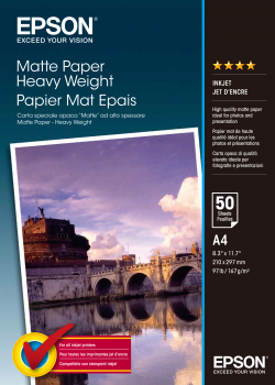 Epson Matte Paper - A4 - 50 vel