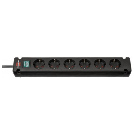 Brennenstuhl stekkerdoos 6-voudig (3,0 m kabel)