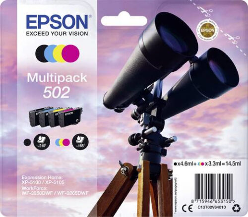 Epson 502 Multipack (kleur en zwart)