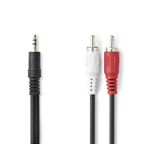 Nedis Stereo-Audiokabel 3,5 mm Male - 2x RCA Male 2,0m