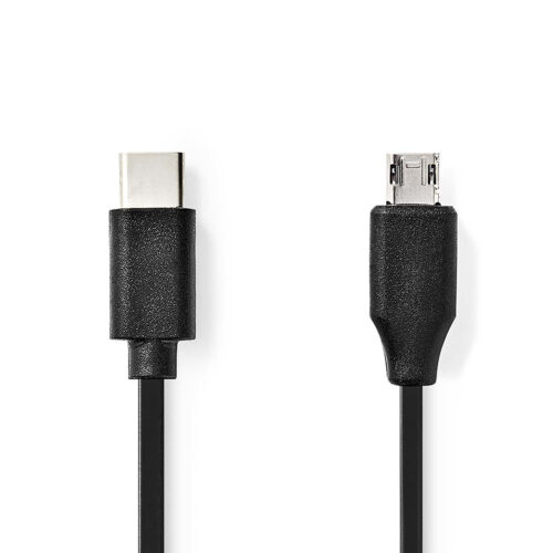 Nedis USB 2.0-Kabel Type-C Male - Micro-B Male 1,0 m