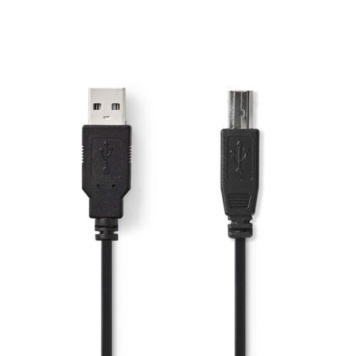 Nedis USB 2.0-Kabel A Male - B Male 0,5m