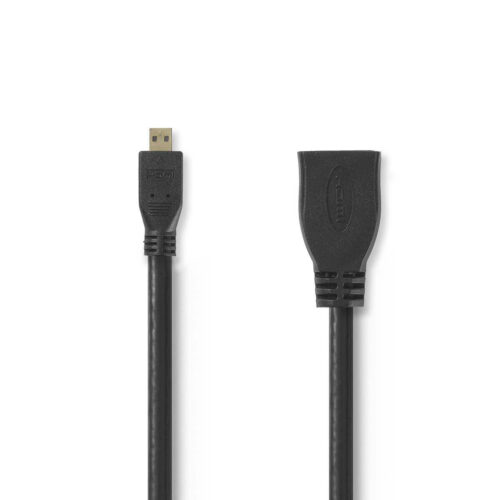 Nedis HDMI-micro-connector - HDMI female 0,2m
