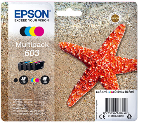 Epson 603 Multipack (kleur en zwart)