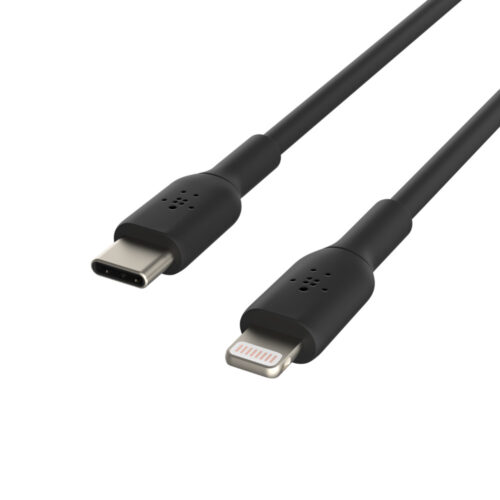 Belkin USB-C - Lightning kabel - 1m - zwart