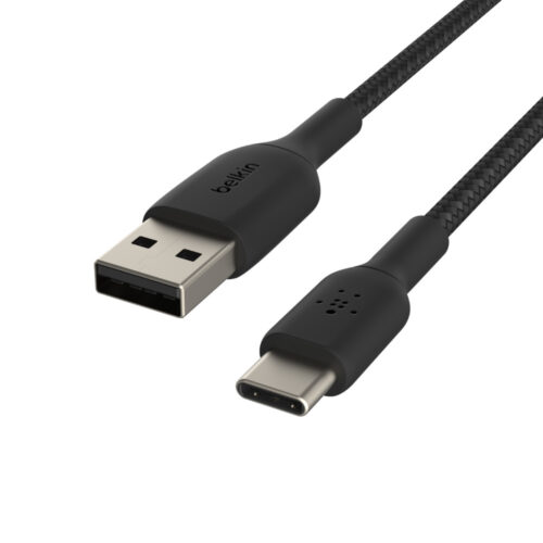 Belkin USB-C - USB-A kabel - 3m - zwart - nylon