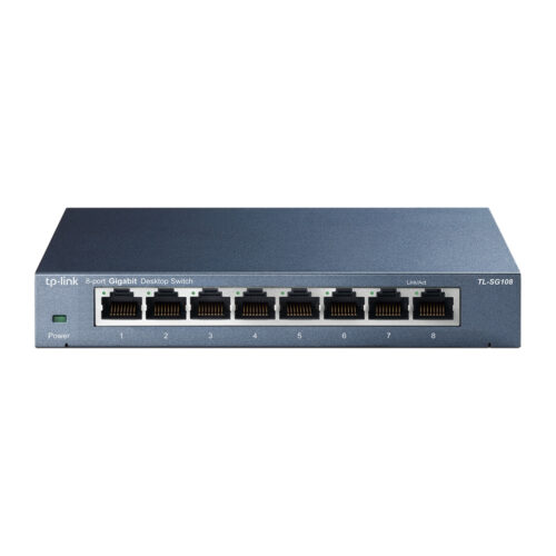 TP-LINK TL-SG108 netwerk-switch (metaal)