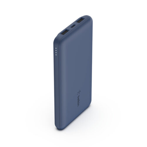 Belkin powerbank 10K (15W) - 1x USB-C / 2x USB A - Blauw