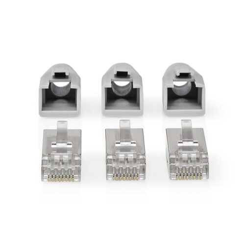 Nedis Netwerkconnector RJ45 - Cat6 - Pass Through (10 stuks)