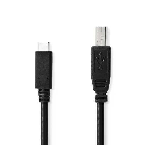 Nedis USB-C male - USB-B male 2,0m
