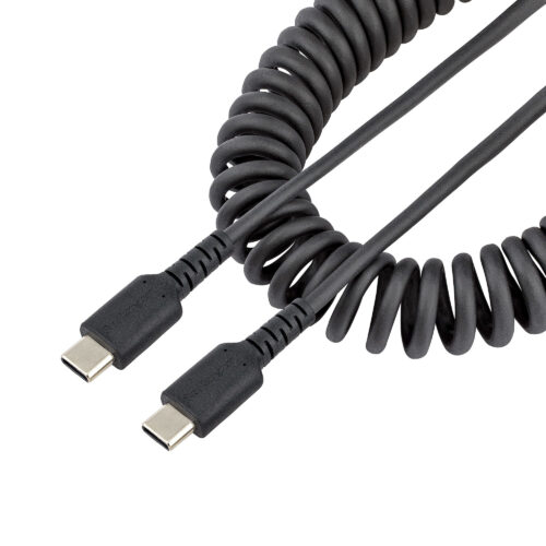 StarTech USB-C Fast Charge & Sync Spiraalkabel, 50cm