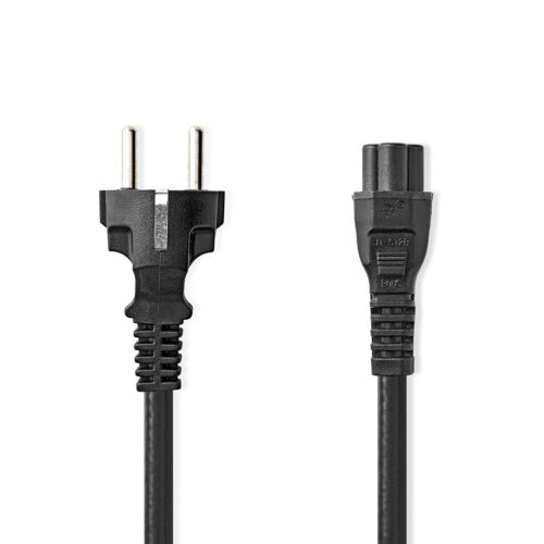 Nedis Schuko Male - IEC-320-C5, 2.0 m, Mickey