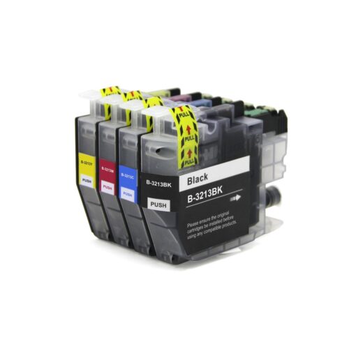 Replacement SL Multipack For Brother LC 3213 BK, C, M en Y