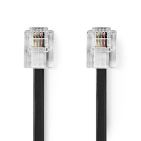 Nedis telefoonkabel (RJ-11) - 2 meter