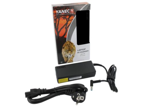 Yanec Laptop AC Adapter 65W voor HP (slim tip)