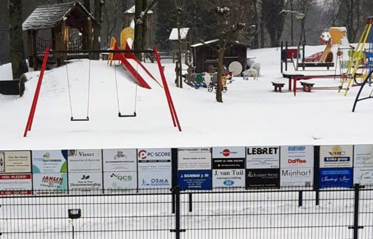Sponsorbord Speeltuin Het Talud, Oosterbeek