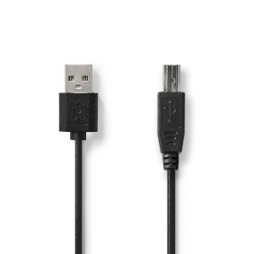 Nedis USB 2.0-Kabel A Male - B Male 2,0m