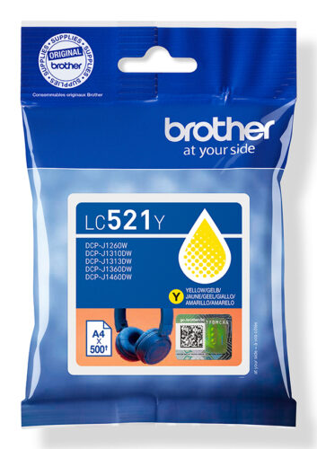 Brother LC521Y inktcartridge - Geel