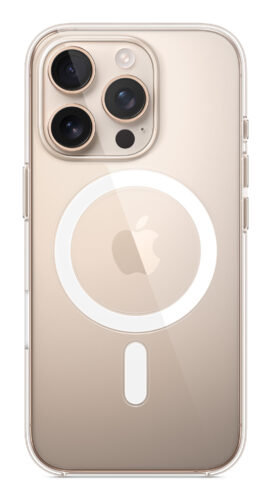 Doorzichtig hoesje met MagSafe voor iPhone 16 Pro