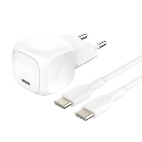 Belkin 20W USB-C Charger incl. C-C cable (1m)